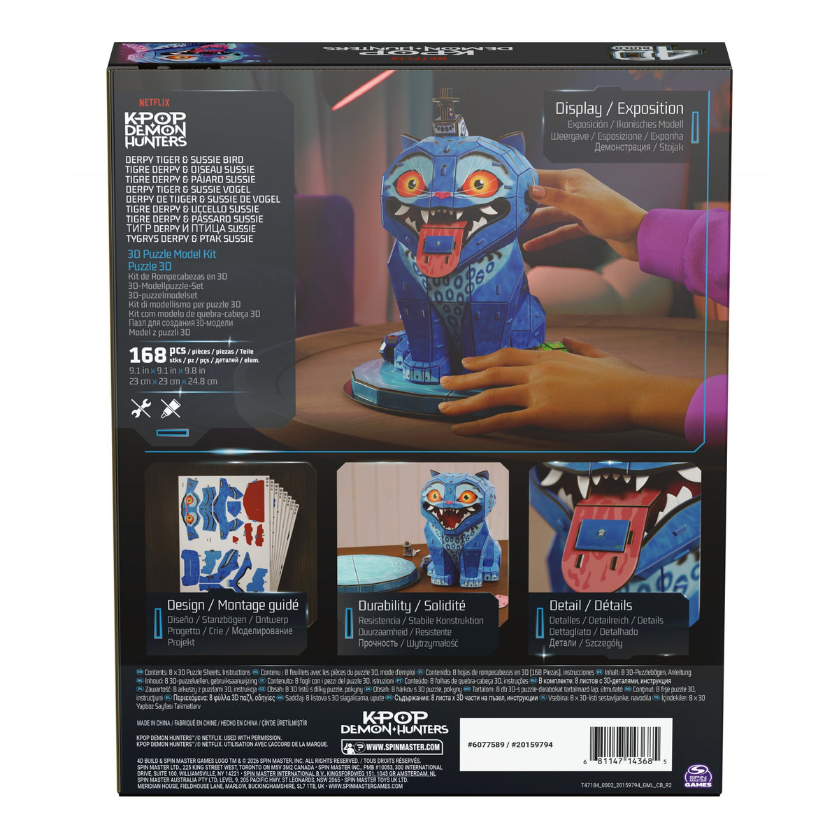 Spinmaster 4d Build - K-Pop Demon Hunters - Derpy Tiger Und Sussie Vogel  6077589