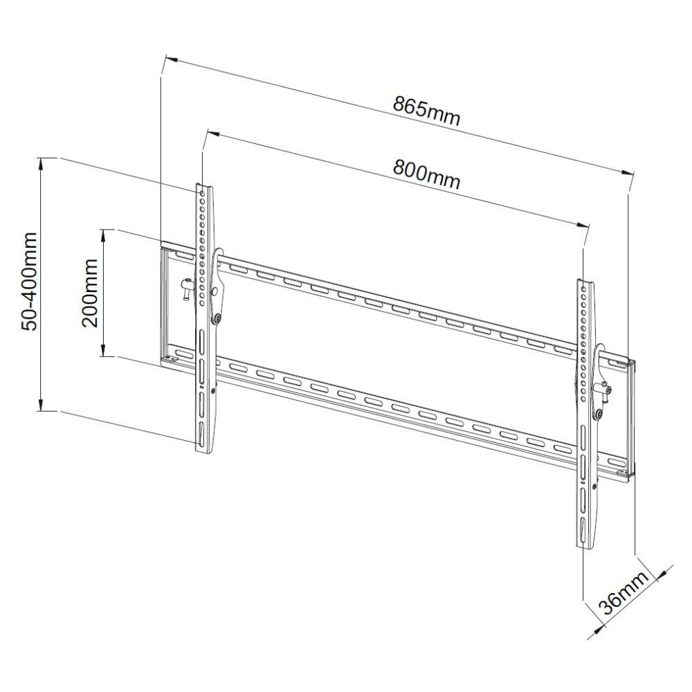 Techly Ica-Plb 161xl Soporte De Pared Para Tv 42-80" Led/Lcd 60kg Inclinable Slim 36mm