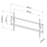 Techly Ica-Plb 161xl Soporte De Pared Para Tv 42-80" Led/Lcd 60kg Inclinable Slim 36mm