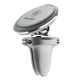Baseus Car Mount Magnetic Car Air Vent Phone Holder, White (Sugx020012)