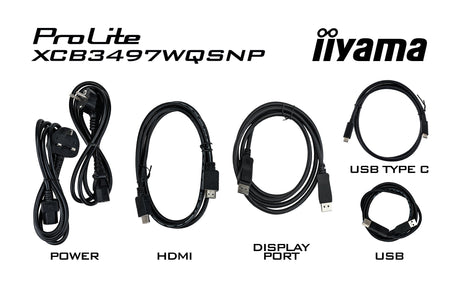 EAN 4948570125142 - iiyama ProLite XCB3497WQSNP-B1 pantalla para PC 86,4 cm (34") 3440 x 1440 Pixeles UltraWide Quad HD LED N imagen 14