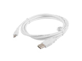 Lanberg Cable Ca-Usbm-10cc-0018-W Usb Macho A Micro Usb Macho,Blanco,1.8 Metros