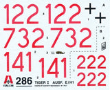 EAN 8001283802864 - Italeri Tiger I Ausf. E/H1 Tank model Kit de montaje 1:35 imagen 3