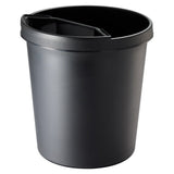 Helit Papelera H6105895 31x32cm 18l Redondo Plástico Negro (H6105895)