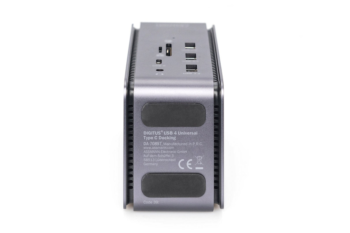 Digitus Dockingstation Usb 4.0 8k Usb-C Gris/Negro
