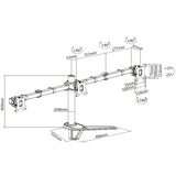 EAN 4015867222942 - Equip 650125 soporte para monitor 68,6 cm (27") Escritorio Negro imagen 7