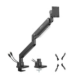 Soporte Manhattan 462594 Para Monitor  (57") Escritorio Negro