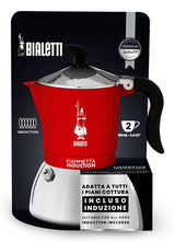 EAN 8006363036917 - Bialetti Fiammetta Induction Cafetera italiana 0,1 L Rojo, Acero inoxidable imagen 4