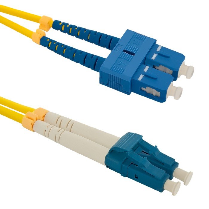 EAN 5901878540320 - Qoltec 54032 Cable de fibra óptica e InfiniBand 2 m SC LC Amarillo imagen 1