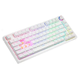 Klawiatura Mechaniczna Bezprzewodowa Phenix White Gateron Yellow, Abs