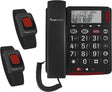 EAN 3700601425642 - amplicomms BigTel 50 Alarm Plus Duo Teléfono analógico Identificador de llamadas Gris Oscuro imagen 1