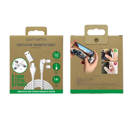 EAN 4252011909834 - 4smarts 541236 cable USB USB 2.0 1,8 m USB C Blanco imagen 4