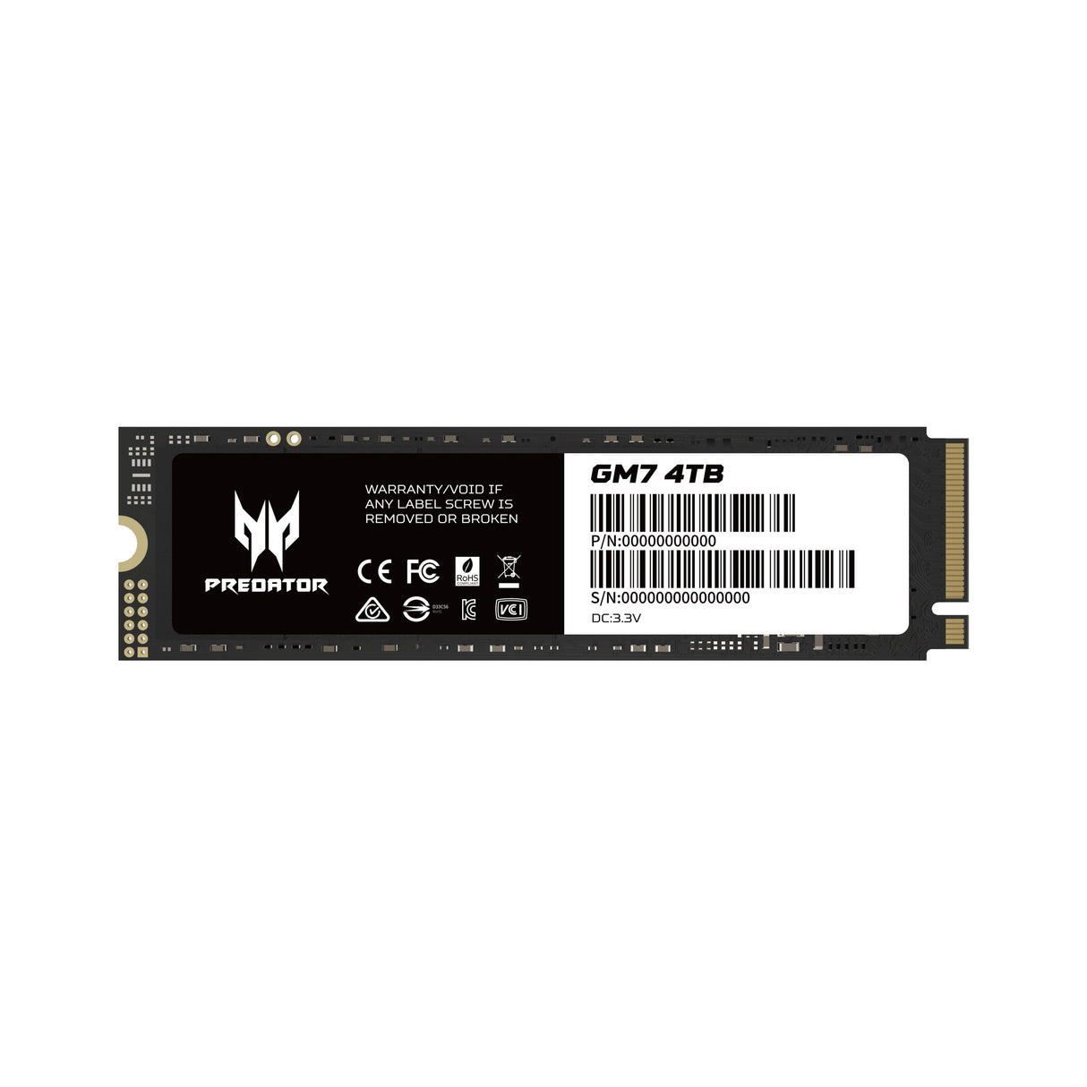 EAN 6955914619142 - Acer GM7 4 TB M.2 PCI Express 4.0 NVMe imagen 1