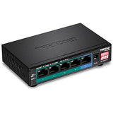 EAN 0710931161304 - Trendnet TPE-LG50 switch No administrado Gigabit Ethernet (10/100/1000) Energía sobre Ethernet (PoE) Negr imagen 1