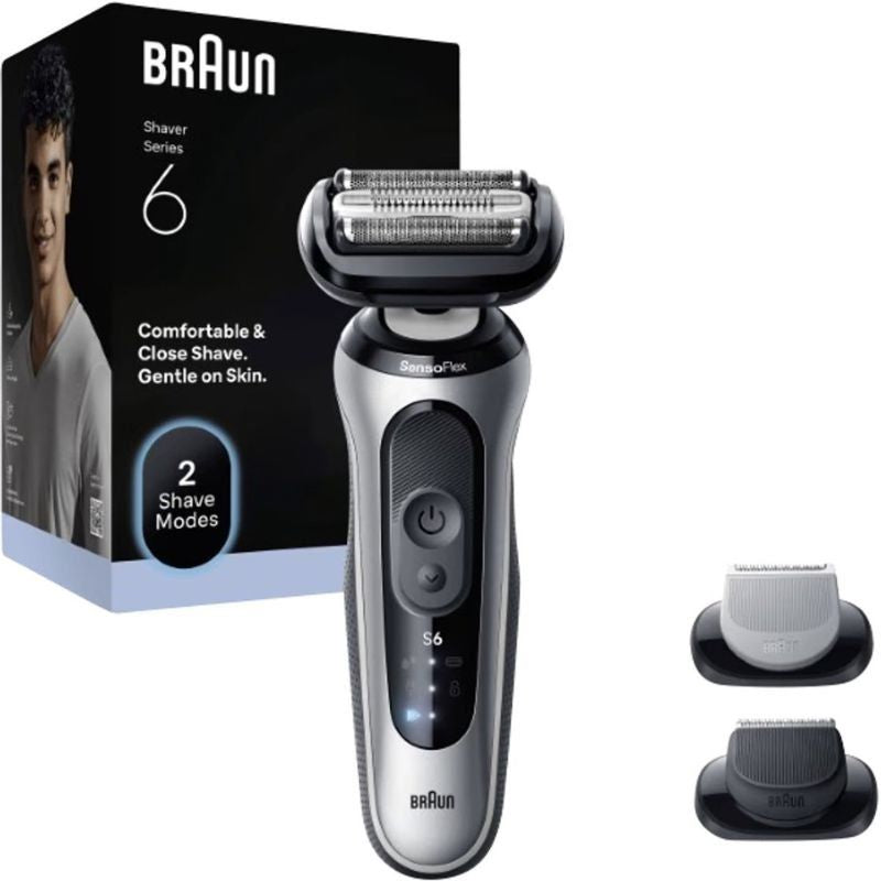 Afeitadora Braun Series 6 62-S1650s Con Batería 2 Accesorios