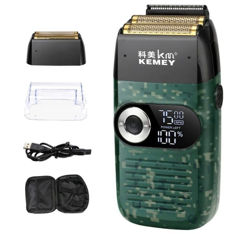 Afeitadora Eléctrica Kemei Km-2027 Camo Edition