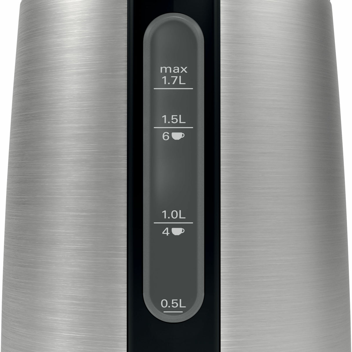 EAN 4242005188031 - Bosch TWK3P420 tetera eléctrica 1,7 L 2400 W Negro, Acero inoxidable imagen 4