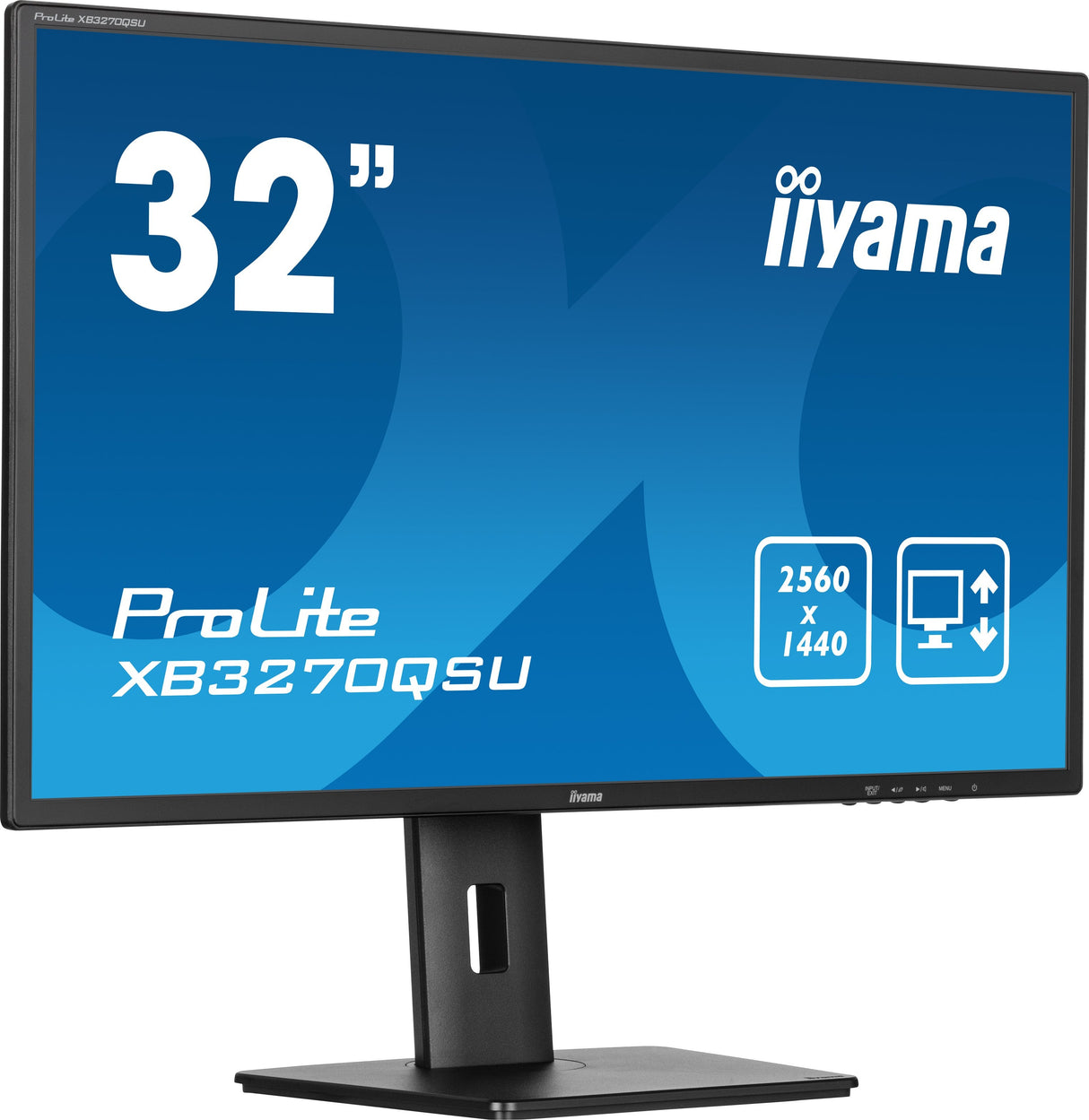 Monitor Iiyama 80.0cm 31,5" Xb3270qsu-B1 16:9 2xhdmi+Dp+3xusb Ips Retail