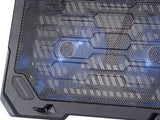 Base Refrigeracion Para Portatiles Conceptronic 2 Ventiladores 125mm Hasta 15.6
