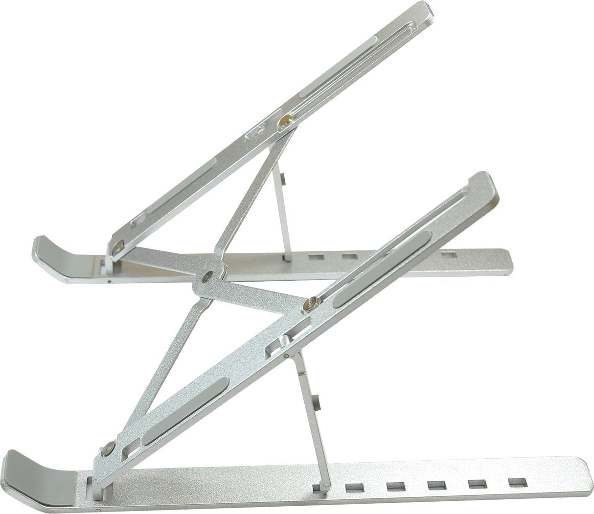 Vision Laptop Mount - Lifetime Warranty - Folding Design For Travel - Seven Angle Options - Steepest Angle 39 Degrees - Abs Plastic Construction Is 66 Grams Lighter Than Aluminium Alloy Alternatives - Weighs 171 Grams - Silicon Anti Skid Pa
