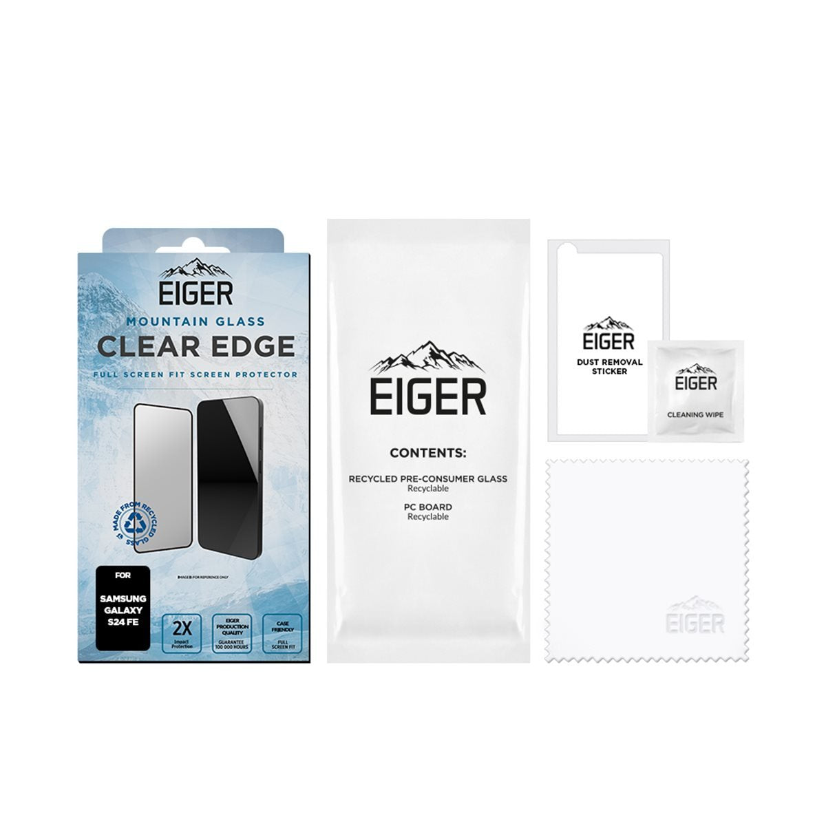 Eiger Sp Mountain Glass Clear Edge Galaxy S24 Fe