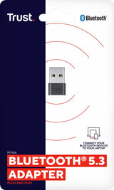 Adaptador Bluetooth Trust Myna 25329 Usb Bt5 5.3 Con Alcance 10m
