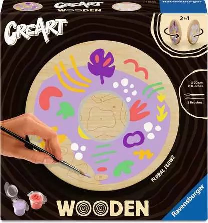 Ravensburger Creart Wooden - Florale Ströme 25920