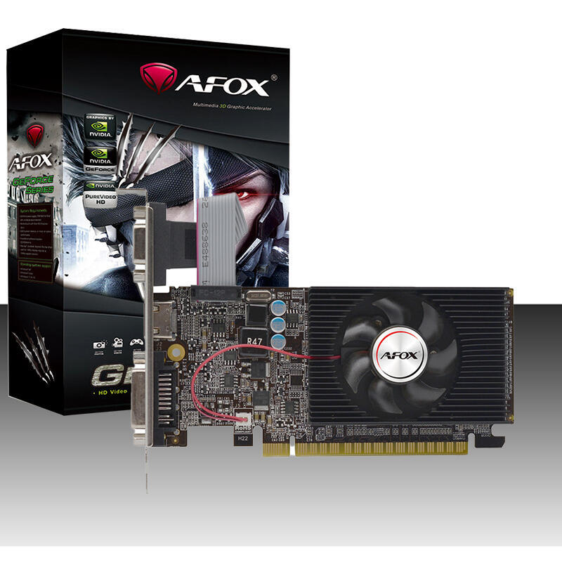 Afox Geforce Gt610 2gb Ddr3 Dvi Hdmi Vga Lp Fan V8