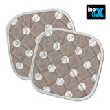 Agarradores Cocina Acolchados Topos 20x20cm. Inofix