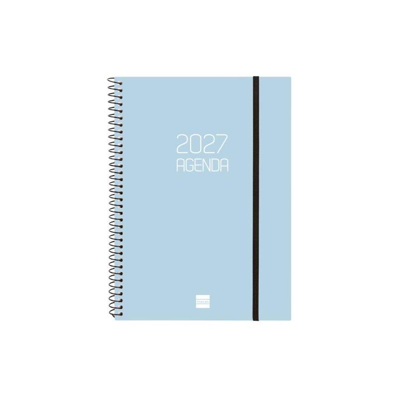 Agenda Finocam Espiral Basics Opaque - Anual 2027 - Semana Vista Horizontal