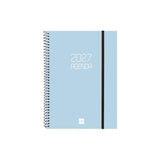 Agenda Finocam Espiral Basics Opaque - Anual 2027 - Semana Vista Horizontal
