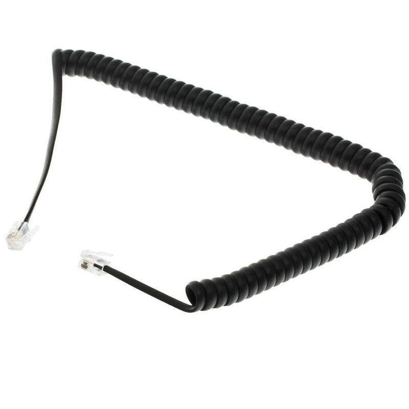 Agfeo T18, Cable En Espiral Negro
