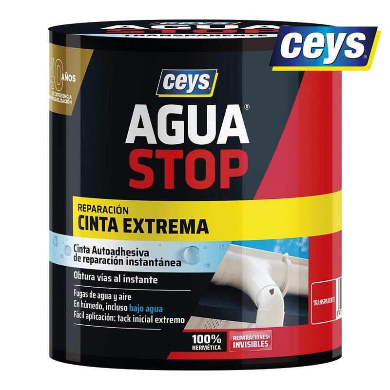 Agua Stop Cinta Extrema Instantánea Transparente 902853 Ceys