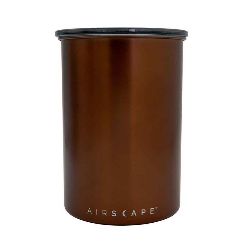 Airscape® Acero Inoxidable-Recipiente Para Aroma Mediano, Cobre Cepillado
