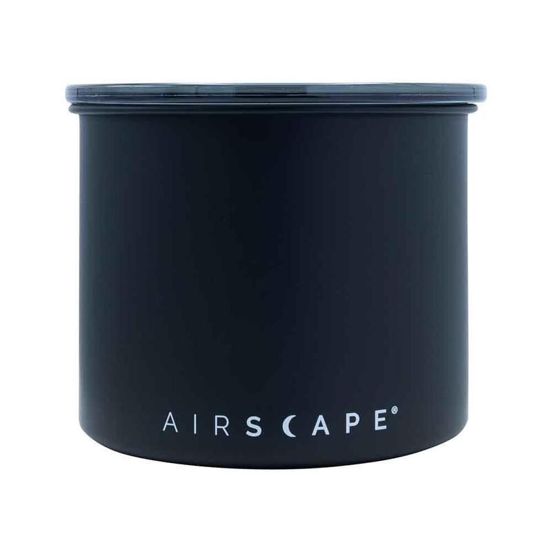 Airscape® Acero Inoxidable-Recipiente Para Aroma Pequeño, Negro Mate
