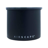Airscape® Acero Inoxidable-Recipiente Para Aroma Pequeño, Negro Mate