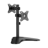 Aisens Soporte De Mesa Eco Inclinable Y Rotable Para 2 Monitores/Pos 8kg De 17-32, Negro