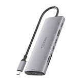 Aisens Usb-C Dock 7 En 1, Usb-C A 1xhdmi, 1xusb-A 10g, 2xusb-C 10g, 1xsd, 1xmicro Sd, 1xusb-C Pd 100w, Gris, 20cm