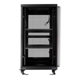 Aiten Data Ai6822 Armario De Suelo 22u - Ancho 600 - Fondo 800 - Con Accesorios - Ruedas Con Freno - Negro