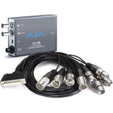 Aja Breakout Cable Audio Cable Db-25 Male To Db-25, Xlr3 Thumbscrews