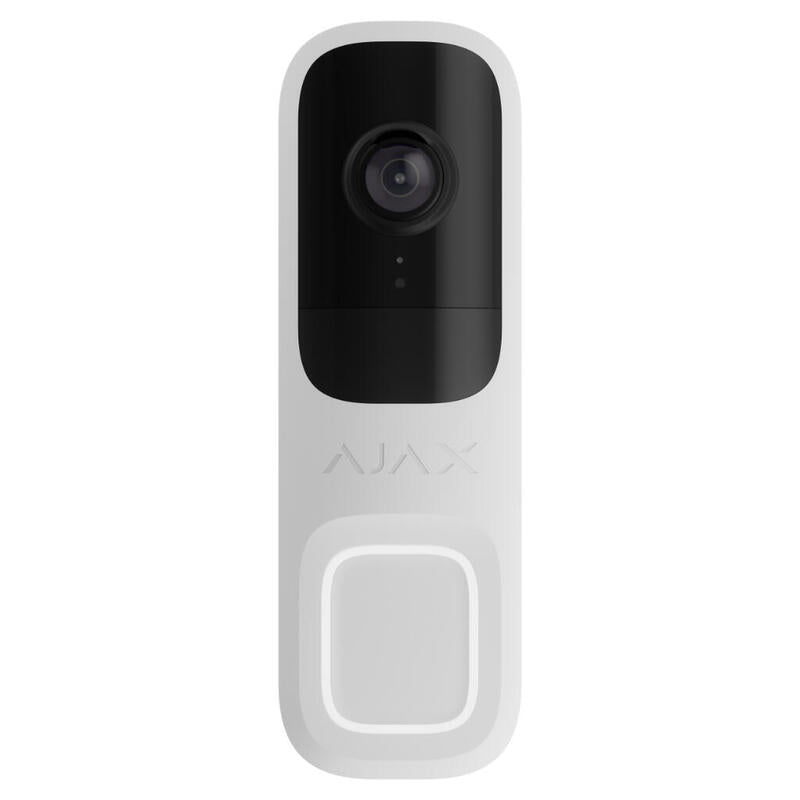 Ajax Doorbell-Wh Ajax Doorbell. Video Timbre Con Pir E Ia Integrada. Color Blanco