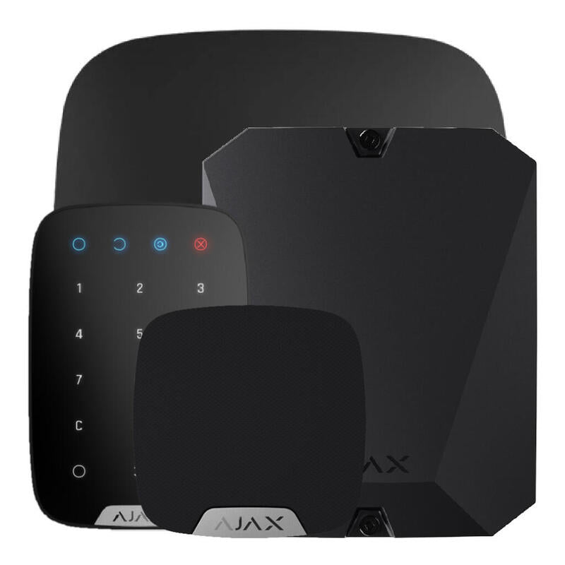 Ajax Hubkit-Renove-Bl2 Ajax Hubkit Renove Negro. Hub + Multitransmiter + Keypad + Homesiren