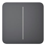 Ajax Lightswitch-2g-Gp Ajax Lightswitch Solobutton 2-Gang. Pulsador Doble. Color Grafito