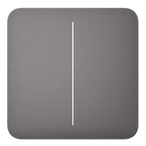 Ajax Lightswitch-2g-Gr Ajax Lightswitch Solobutton 2-Gang. Pulsador Doble. Color Gris