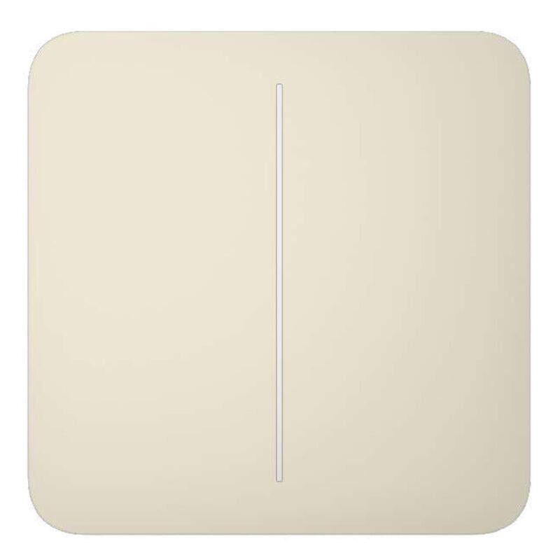 Ajax Lightswitch-2g-Iv Ajax Lightswitch Solobutton 2-Gang. Pulsador Doble. Color Marfil