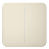 Ajax Lightswitch-2g-Iv Ajax Lightswitch Solobutton 2-Gang. Pulsador Doble. Color Marfil