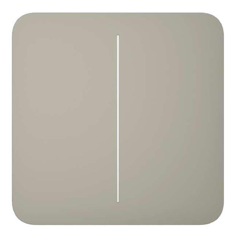 Ajax Lightswitch-2g-Ol Ajax Lightswitch Solobutton 2-Gang. Pulsador Doble. Color Oliva