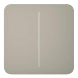 Ajax Lightswitch-2g-Ol Ajax Lightswitch Solobutton 2-Gang. Pulsador Doble. Color Oliva