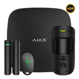 Ajax Starterkit-Cam-Plus-Hdr-Bl Ajax Starterkit Cam Plus Negro. Hub 2 Plus + Motioncam-Hdr + Doorprotect + Spacecontrol