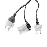 Akyga Adaptador De Viaje  Ac Ak-Ad-61 Worldwide White
